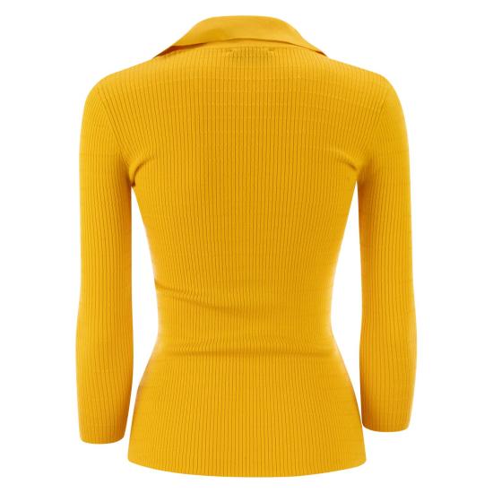 26SS 엘리자베타프랜치 스웨터 MK86B61E2 YELLOW - ELISABETTA FRANCHI