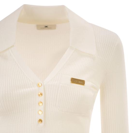 26SS 엘리자베타프랜치 스웨터 MK86B61E2 IVORY - ELISABETTA FRANCHI