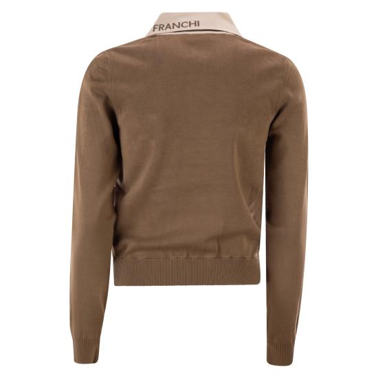 26SS 엘리자베타프랜치 스웨터 MK66S61E2 CAMEL BUTTER - ELISABETTA FRANCHI