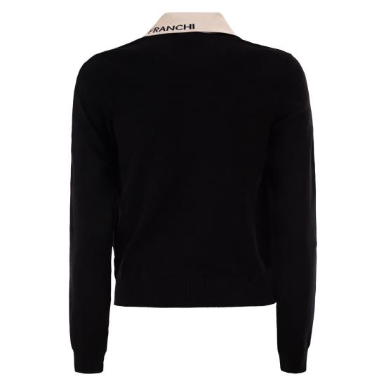 26SS 엘리자베타프랜치 스웨터 MK66S61E2 BLACK BUTTER - ELISABETTA FRANCHI