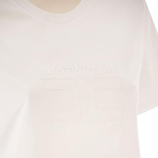 26SS 엘리자베타프랜치 폴로 티셔츠 MA71G61E2 CHALK - ELISABETTA FRANCHI