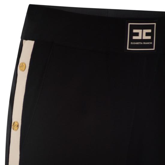 26SS 엘리자베타프랜치 스트레이트 팬츠 KP74S61E2 BLACK BUTTER - ELISABETTA FRANCHI