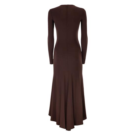 26SS 엘리자베타프랜치 미디 원피스 AB88561E2 BROWN - ELISABETTA FRANCHI