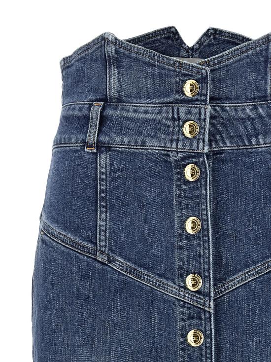 26SS 엘리자베타프랜치 데님 스커트 GJ41I61E2139 - ELISABETTA FRANCHI