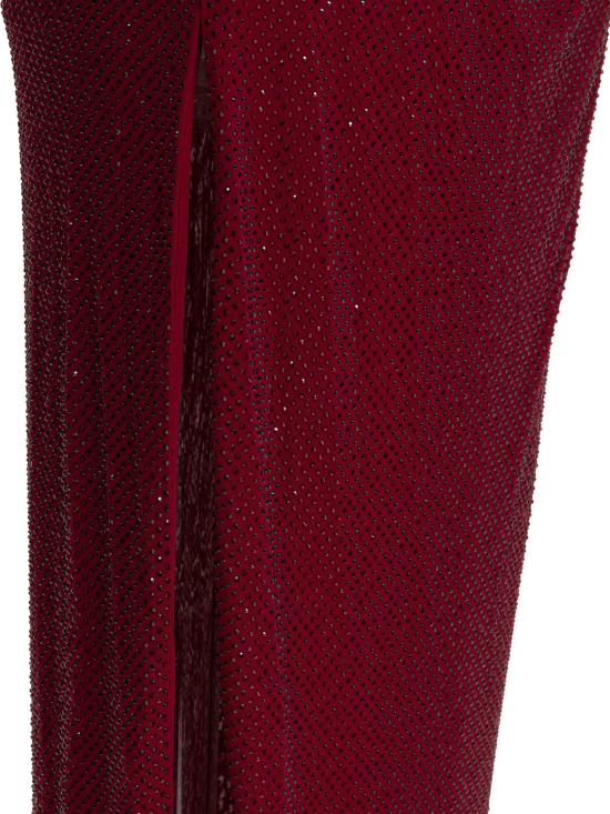 26SS 셀프 포트레이트 롱 원피스 RS26002MBUBURGUNDY - SELF PORTRAIT