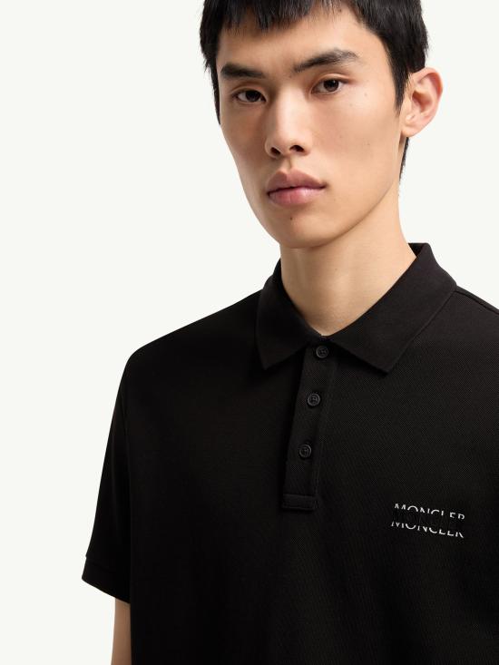 26SS 몽클레어 폴로 티셔츠 L10918A0000989A16 999 Black - MONCLER