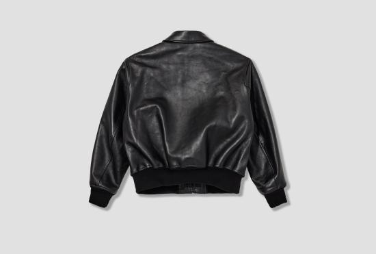 26SS 아프레쎄 가죽 자켓 가죽 CWU-45 비행 재킷 26SAP-01-03 블랙 - A.PRESSE