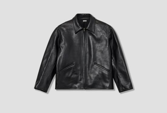 26SS 아프레쎄 가죽 자켓 가죽 스포츠 재킷 26SAP-01-01 블랙