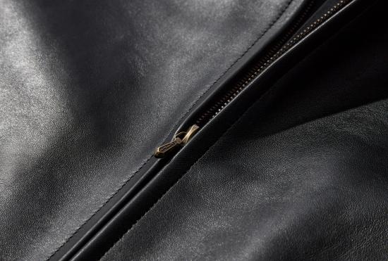 26SS 아프레쎄 가죽 자켓 가죽 스포츠 재킷 26SAP-01-01 블랙 - A.PRESSE