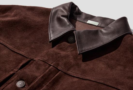 26SS 아프레쎄 가죽 자켓 가죽 스포츠 재킷 26SAP-01-07 브라운 - A.PRESSE