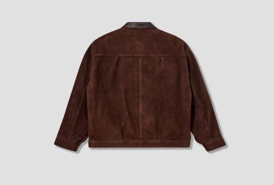 26SS 아프레쎄 가죽 자켓 가죽 스포츠 재킷 26SAP-01-07 브라운 - A.PRESSE