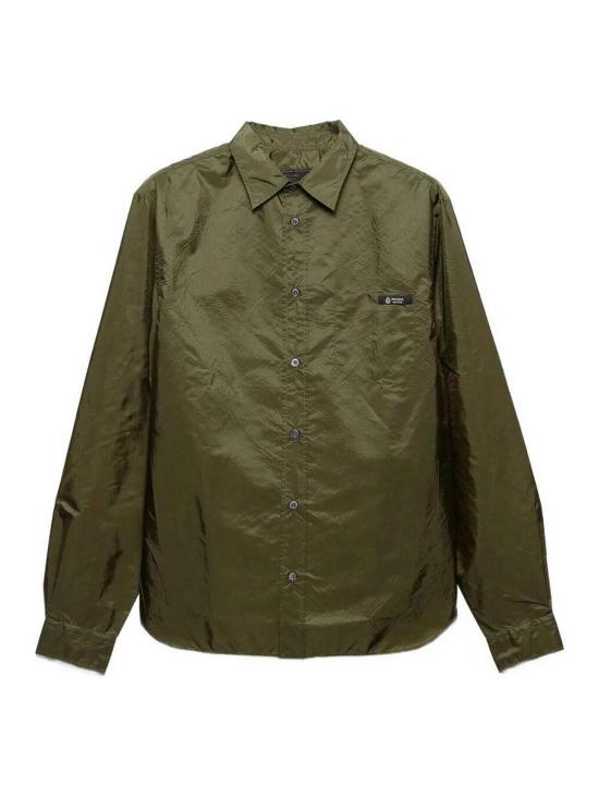 26SS 프라다 긴팔 셔츠 SC834 1WQ9 S OOO F0161 MILITARY GREEN DOM