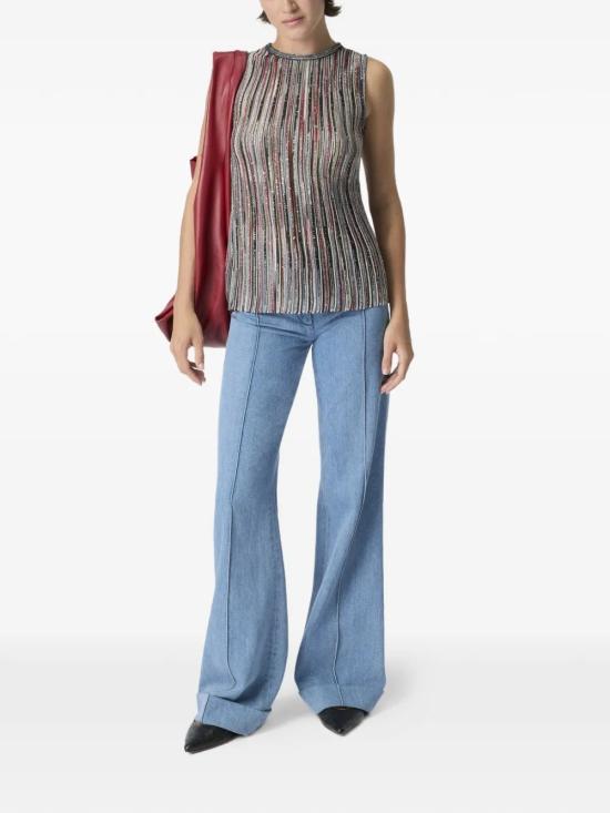 26SS 미소니 민소매 티셔츠 DS26SK0SBK01H1SMSMB Multicolor - MISSONI