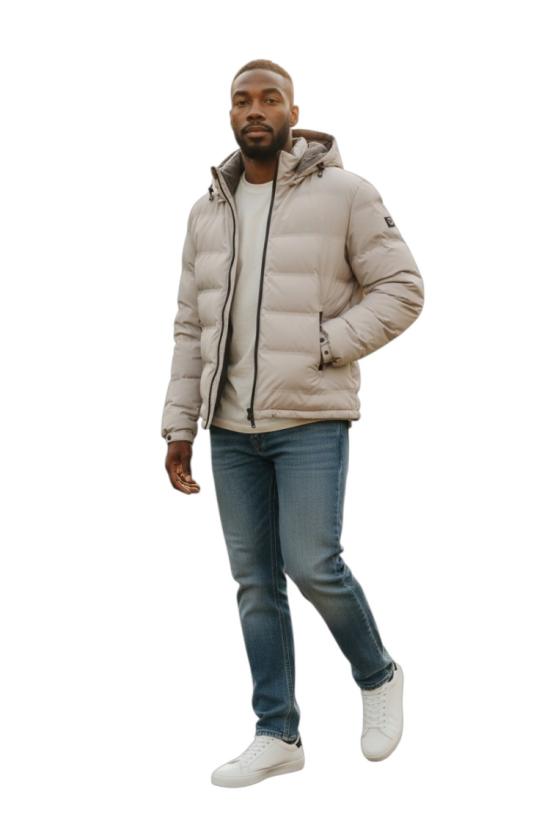 25FW 커스텀네셔널 패딩 NMF69S13GB Grey