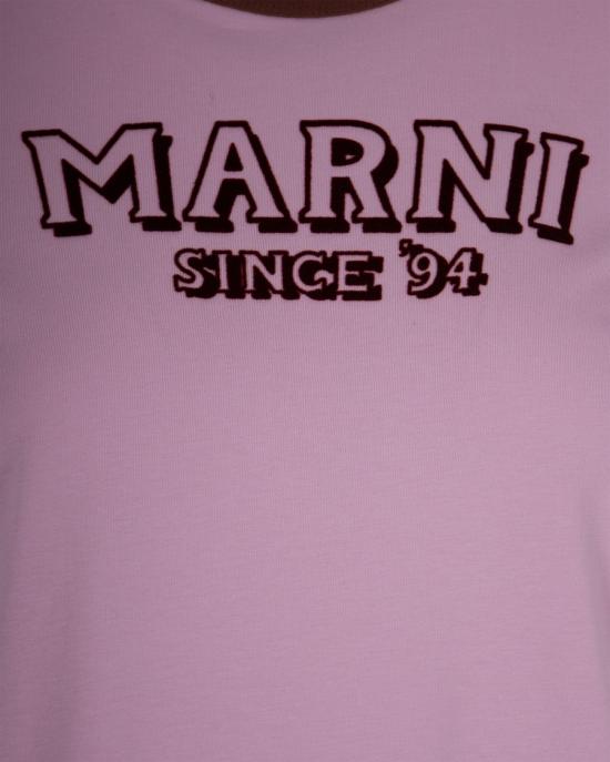 26SS 마르니 반팔 티셔츠 5353007 Pink - MARNI