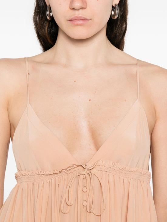 26SS 끌로에 숏 원피스 CH26SRO62005 285 Powder - CHLOE