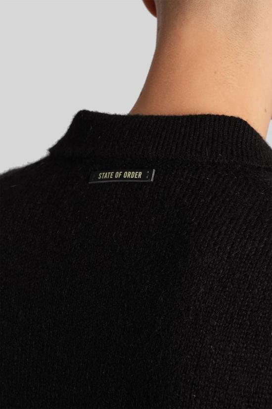 25FW 스테이트오브오더 긴팔 셔츠 431169 SM2526003 Black - STATE OF ORDER