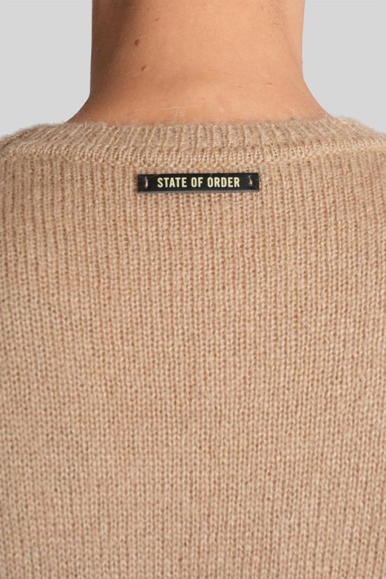 25FW 스테이트오브오더 스웨터 430617 SM2526005 Brown - STATE OF ORDER