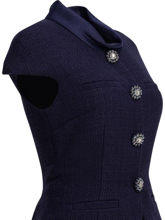 26SS 셀프 포트레이트 롱 원피스 RS26161MNNAVY - SELF PORTRAIT