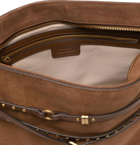 26SS 핑코 토트백 105903A0F6 L17Q Marrone leone antique gold - PINKO