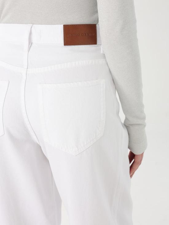 26SS 핑코 데님 팬츠 103857A3E1 Z04 Bianco brill - PINKO