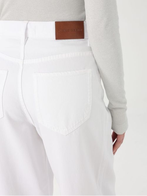 26SS 핑코 데님 팬츠 103857A3E1 Z04 Bianco brill - PINKO