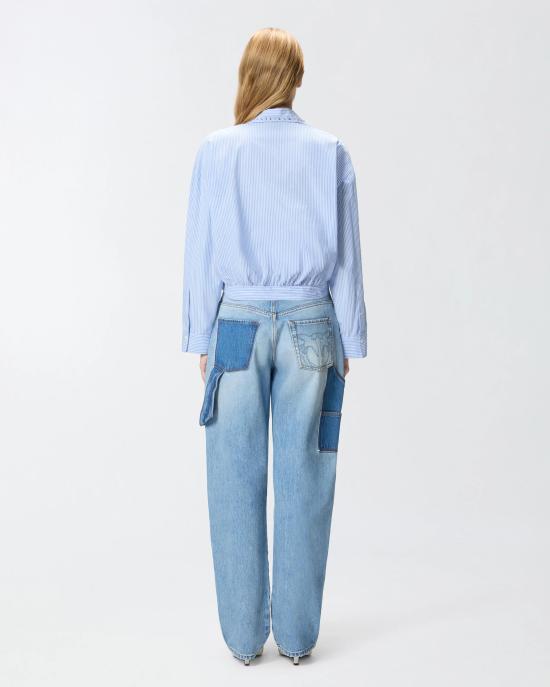 26SS 핑코 셔츠 106277A32R ZE5 White - PINKO