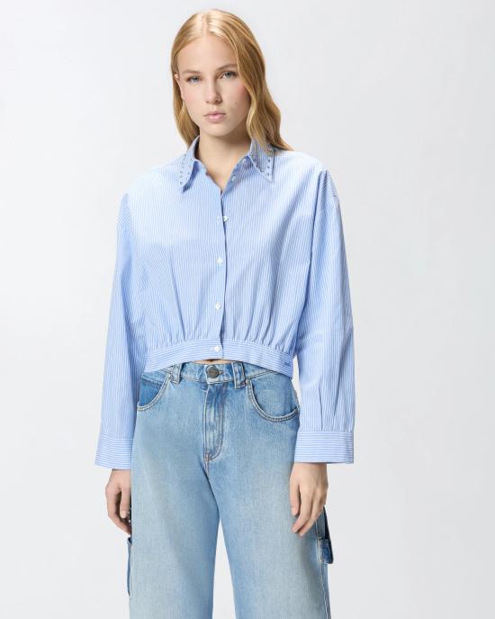 26SS 핑코 셔츠 106277A32R ZE5 White - PINKO