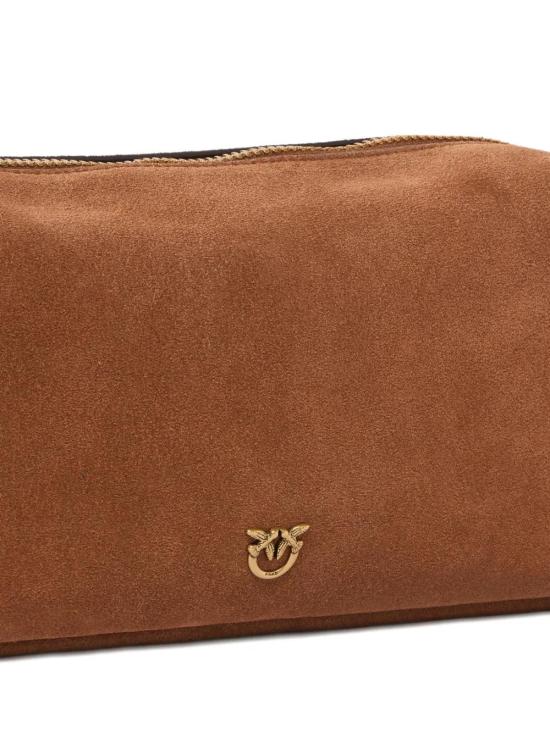 26SS 핑코 토트백 106062A0F6 L17Q Marrone leone antique gold - PINKO