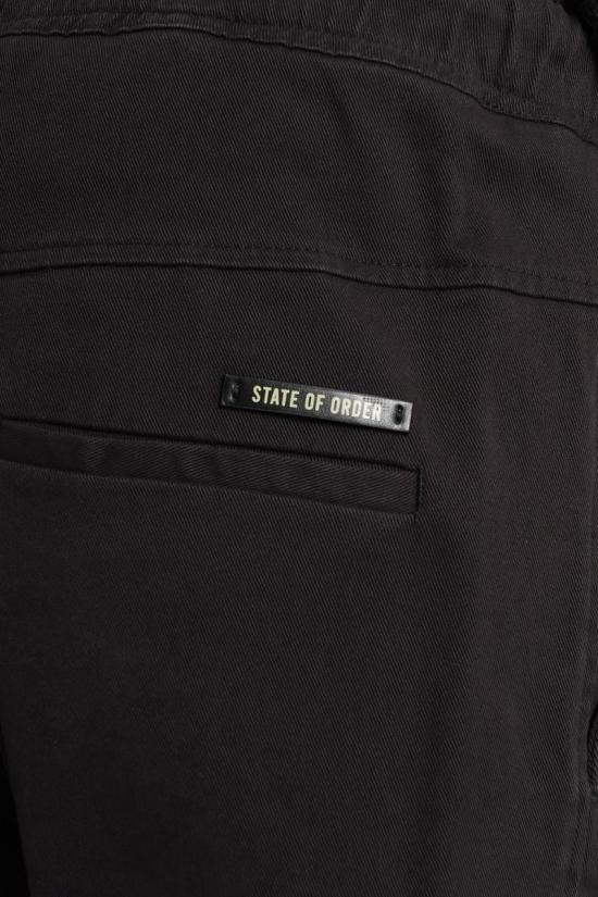 25FW 스테이트오브오더 숏팬츠 428826 SP2526011 Black - STATE OF ORDER