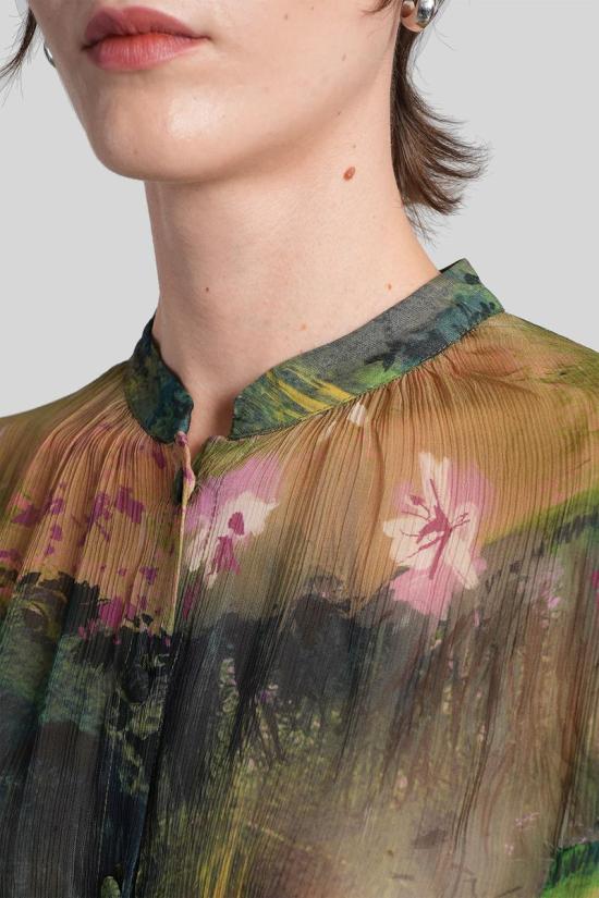 25FW 야비 셔츠 426722 YC19T 202 GREEN - YAVI