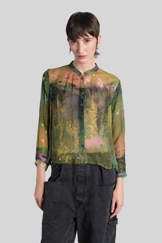 25FW 야비 셔츠 426722 YC19T 202 GREEN