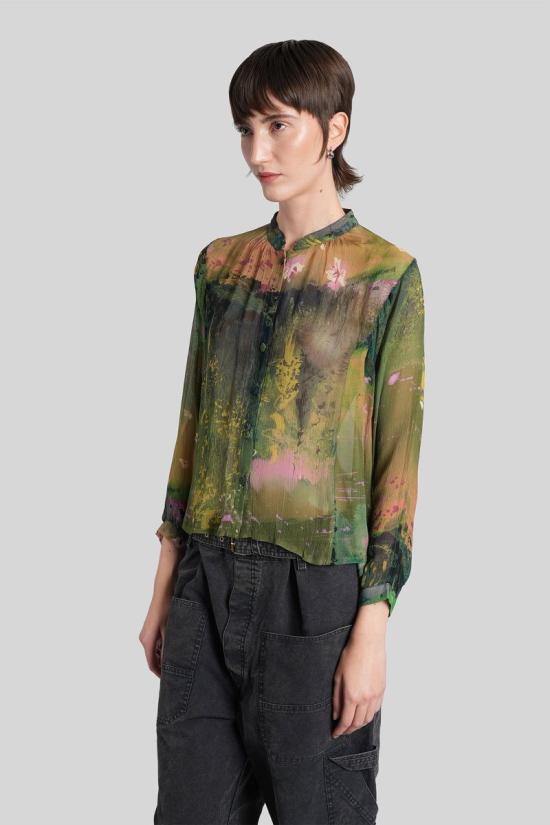 25FW 야비 셔츠 426722 YC19T 202 GREEN - YAVI