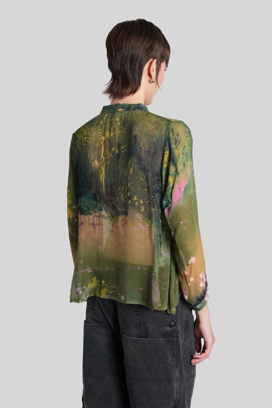 25FW 야비 셔츠 426722 YC19T 202 GREEN - YAVI