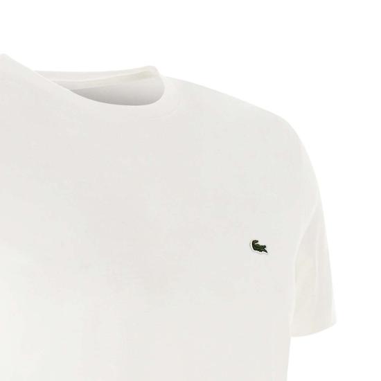 26SS 라코스테 피마 코튼 저지 크루넥 티셔츠 TH6709 001 WHITE - LACOSTE