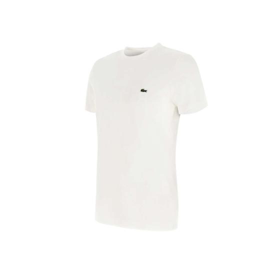 26SS 라코스테 피마 코튼 저지 크루넥 티셔츠 TH6709 001 WHITE - LACOSTE