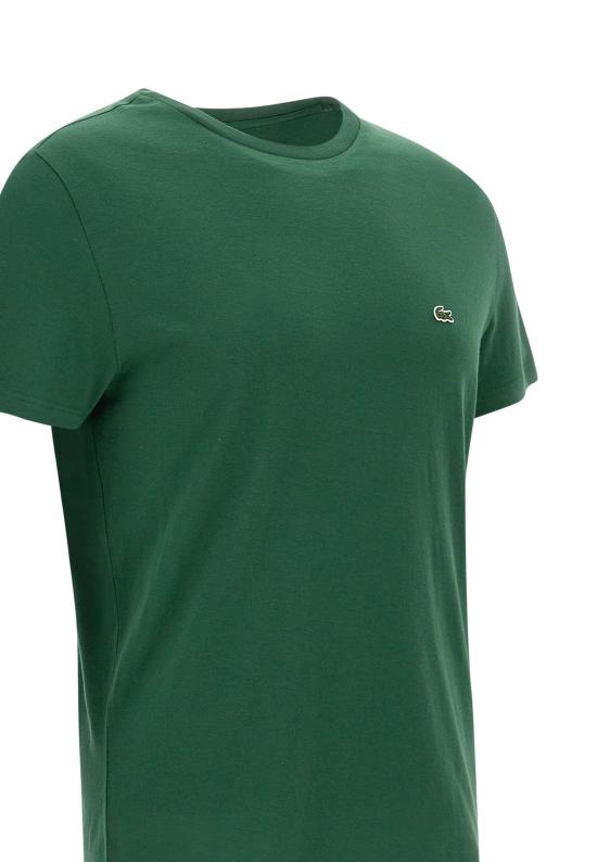 26SS 라코스테 피마 코튼 저지 크루넥 티셔츠 TH6709 132 GREEN - LACOSTE