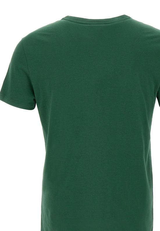26SS 라코스테 피마 코튼 저지 크루넥 티셔츠 TH6709 132 GREEN - LACOSTE