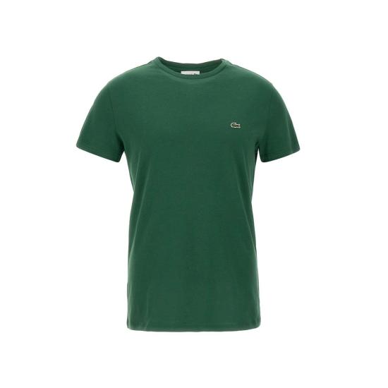 26SS 라코스테 피마 코튼 저지 크루넥 티셔츠 TH6709 132 GREEN - LACOSTE