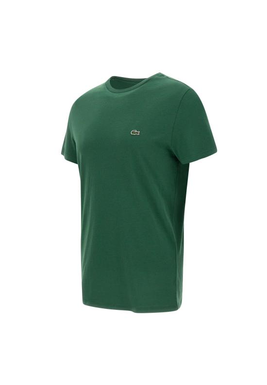 26SS 라코스테 피마 코튼 저지 크루넥 티셔츠 TH6709 132 GREEN - LACOSTE