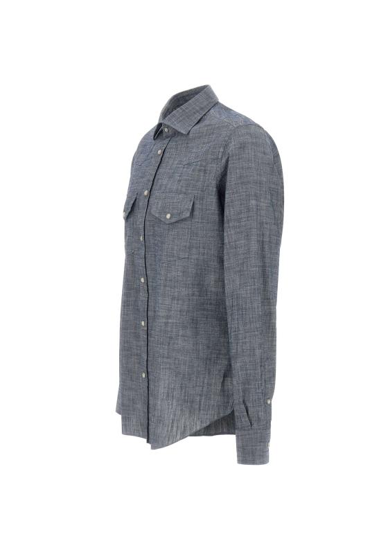  일레븐티 긴팔 셔츠 X75CAMA09 TES0I18519N BLUE - ELEVENTY