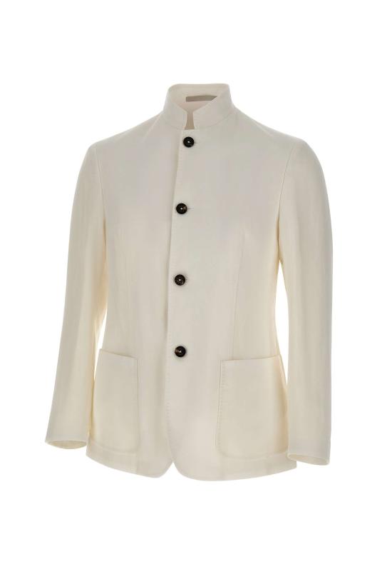 26SS 일레븐티 수트 자켓 M75GIAM05 TES0M11601 White