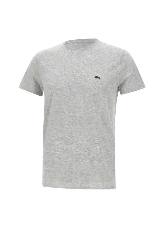 26SS 라코스테 피마 코튼 저지 크루넥 티셔츠 TH6709 CCA GREY