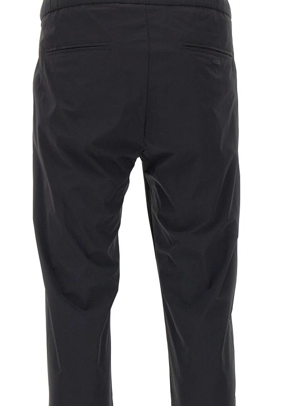  에르노 스트레이트 팬츠 PT000077U 12691Z9300 Black - HERNO