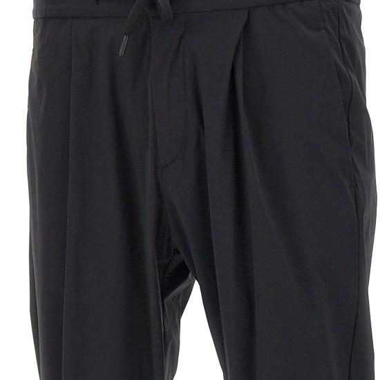  에르노 스트레이트 팬츠 PT000077U 12691Z9300 Black - HERNO