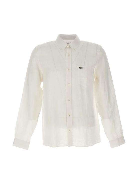  라코스테 긴팔 셔츠 CH5692 001 White - LACOSTE