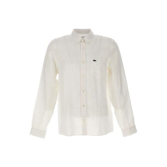  라코스테 긴팔 셔츠 CH5692 001 White - LACOSTE