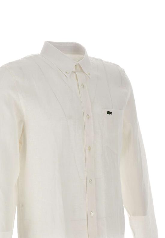  라코스테 긴팔 셔츠 CH5692 001 White - LACOSTE