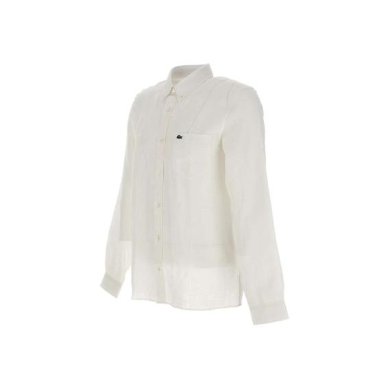  라코스테 긴팔 셔츠 CH5692 001 White - LACOSTE