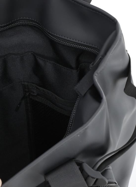 25FW 레인스 백팩 RA14240 TEXEL TOTE BACKPACKBLA Black - RAINS